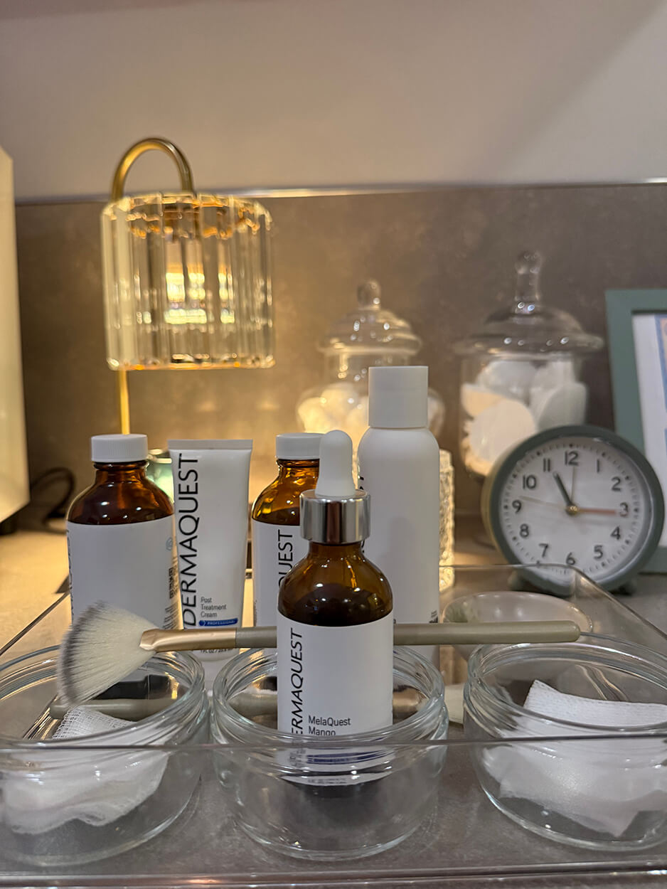 Chemical Peel Setup